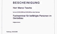 Fachseminar Gerüstbau